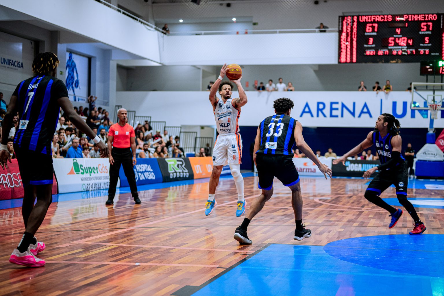 Unifacisa domina o Pinheiros e vence confronto direto no NBB 2024/25