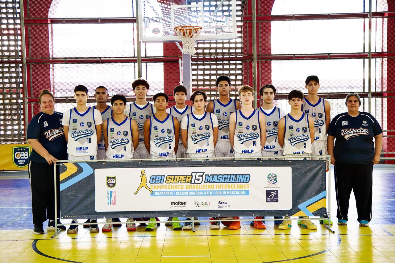 Basquete Unifacisa encerra primeira fase do CBI Sub-15 em Guarapari com duas vitórias e grande atuação
